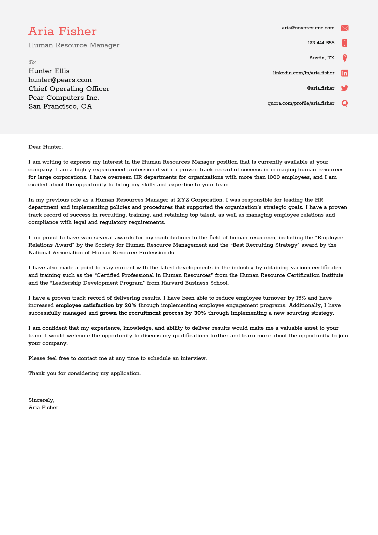 2018 cover letter examples