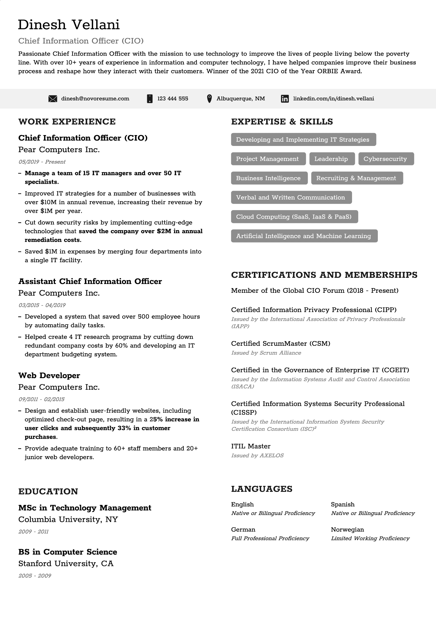 8 Best Line Resume Templates Of 2018 [Download & Customize]