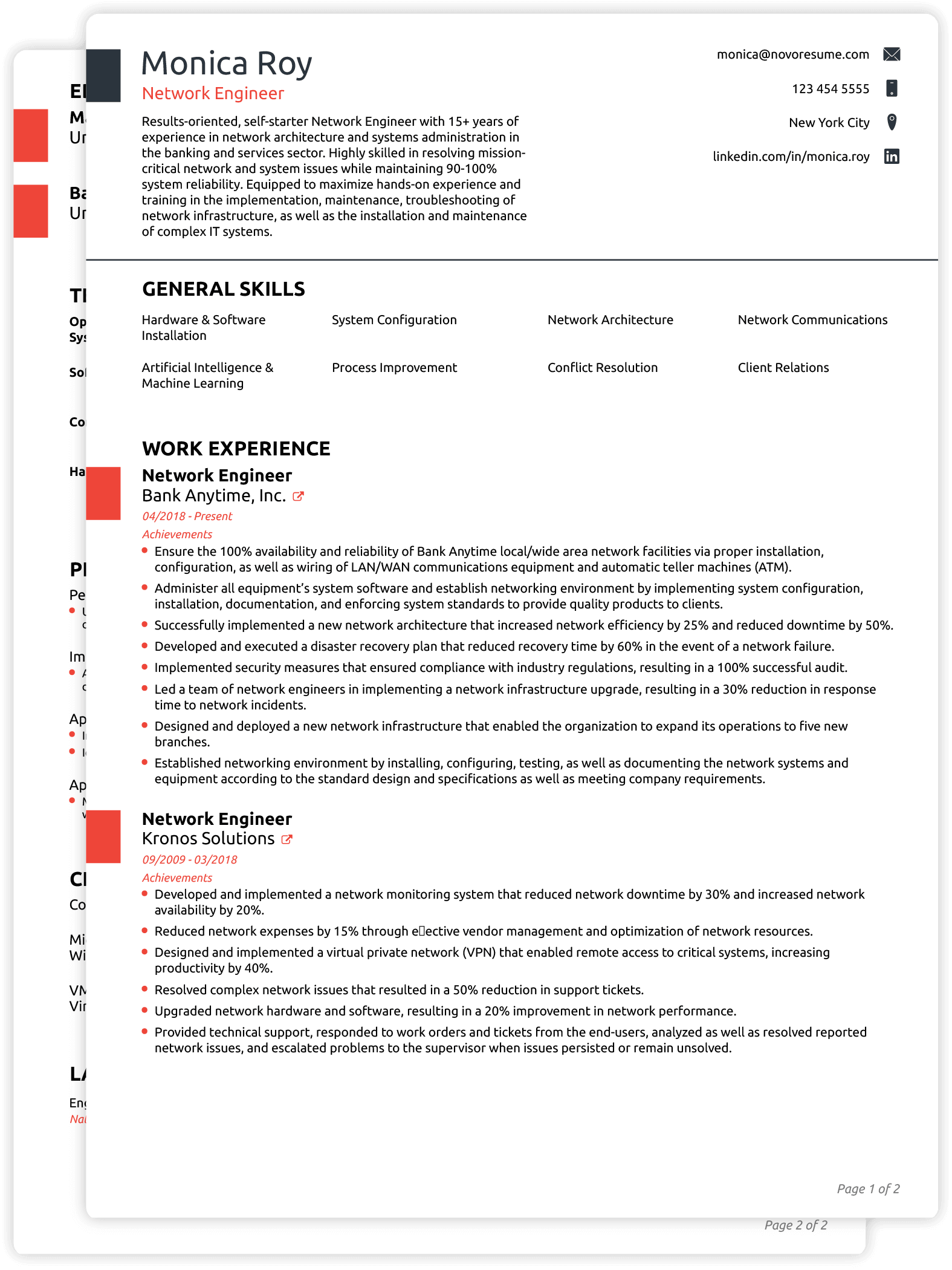 Present Or Current In Cv