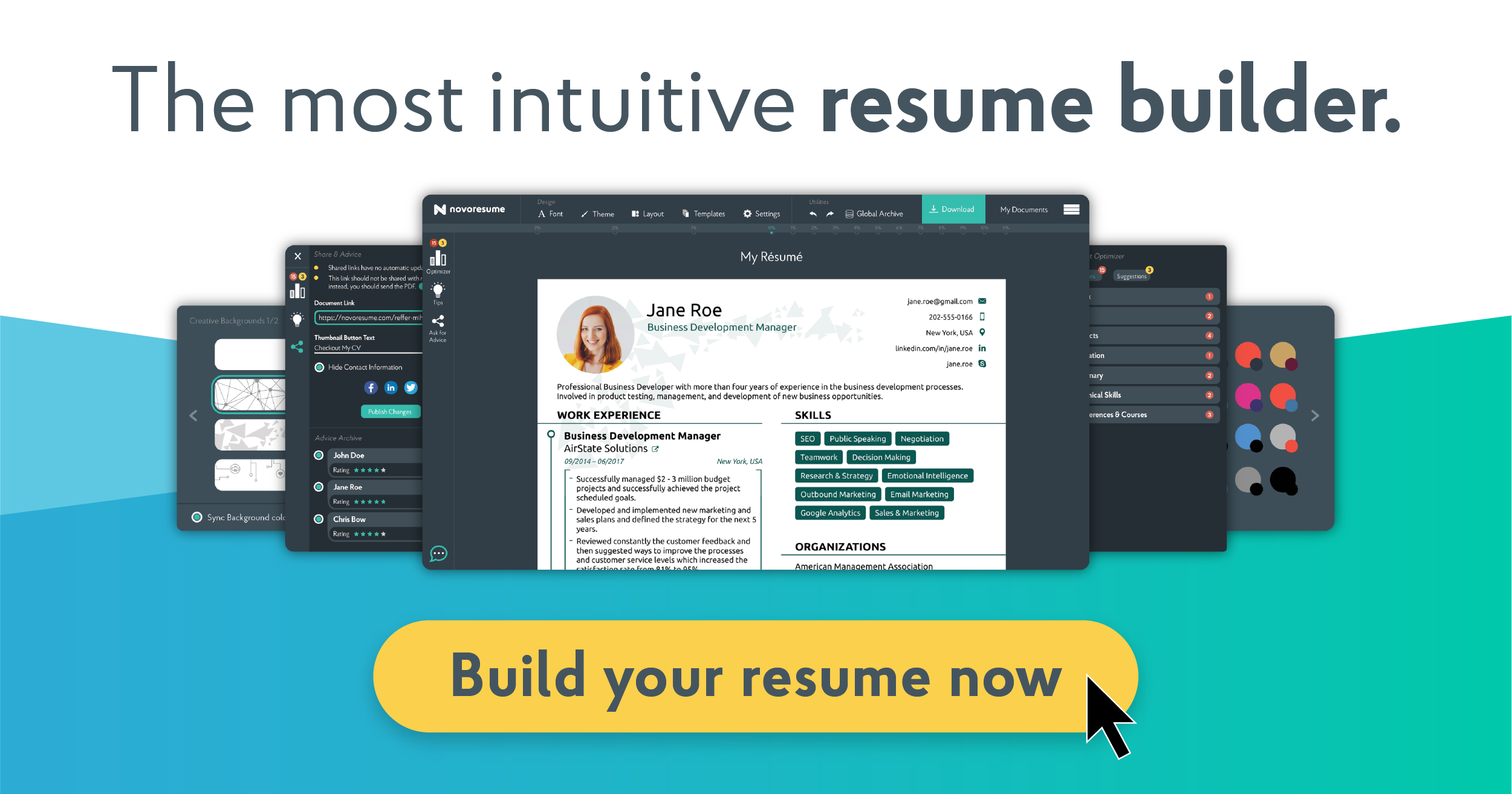 simple online resume builder