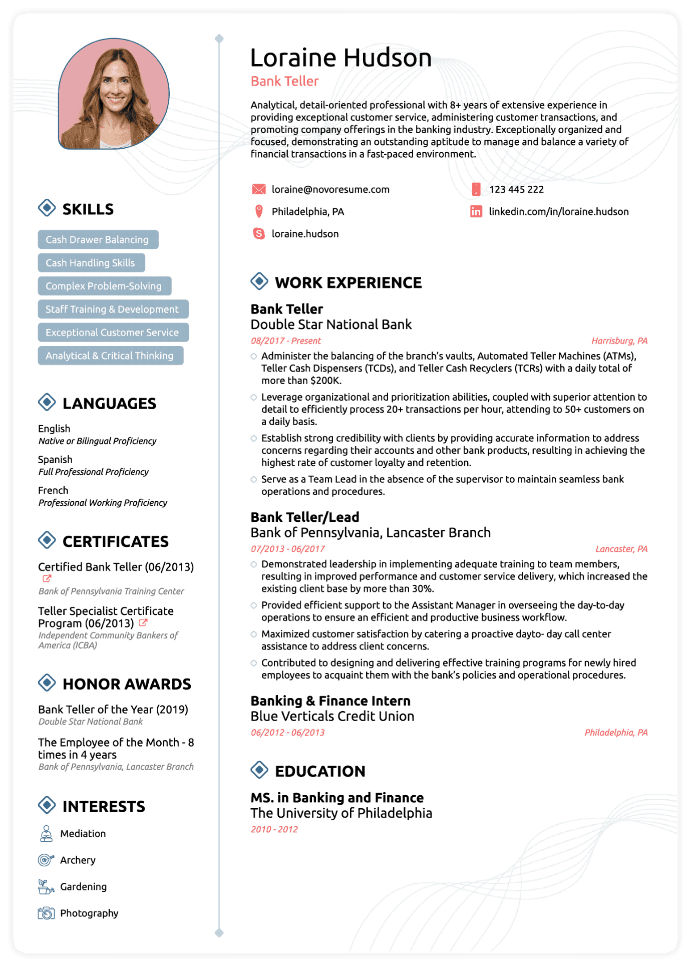 Traditional Resume Template