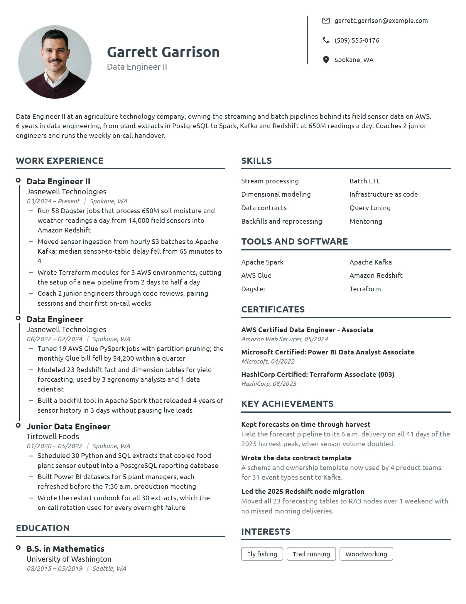 Data Engineer Resume Examples & Guide for 2026 | Novorésumé