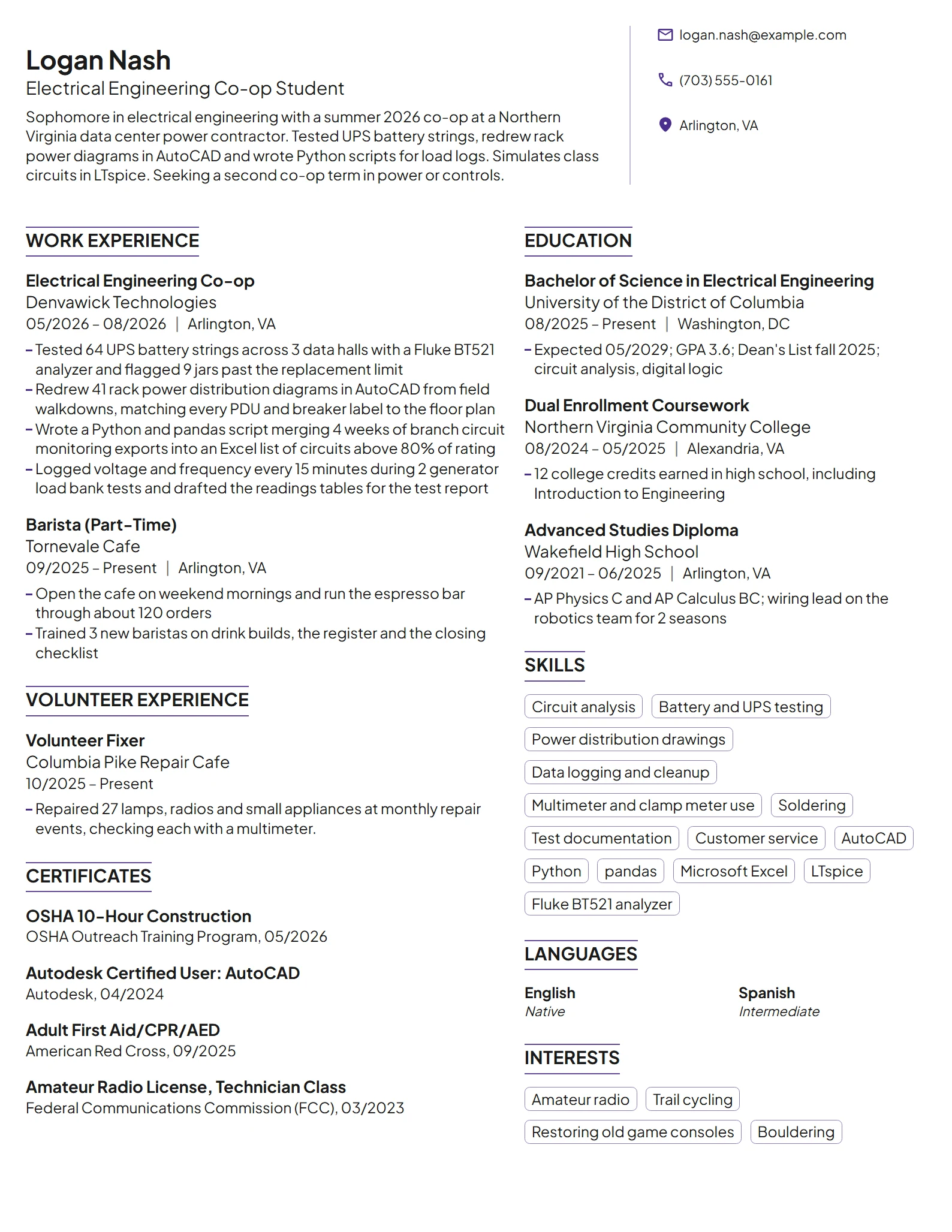 22 Electrical Engineering Resume Examples & Guide for 2026