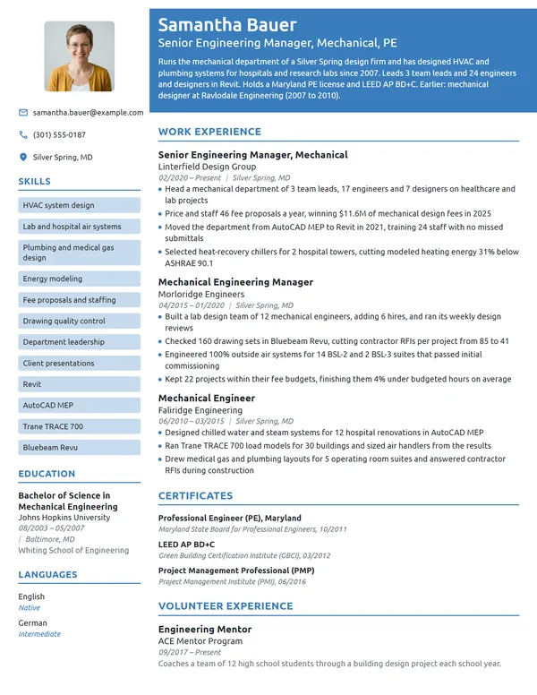 19 Engineering Manager Resume Examples & Guide for 2026