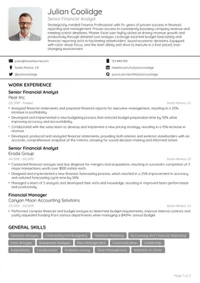 Basic resume template