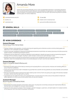 Expanse resume template (premium)