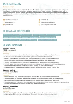 Minimalist resume template (premium)