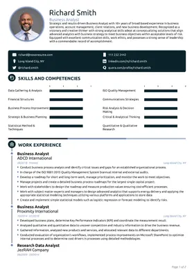 Skill-Based resume template (premium)